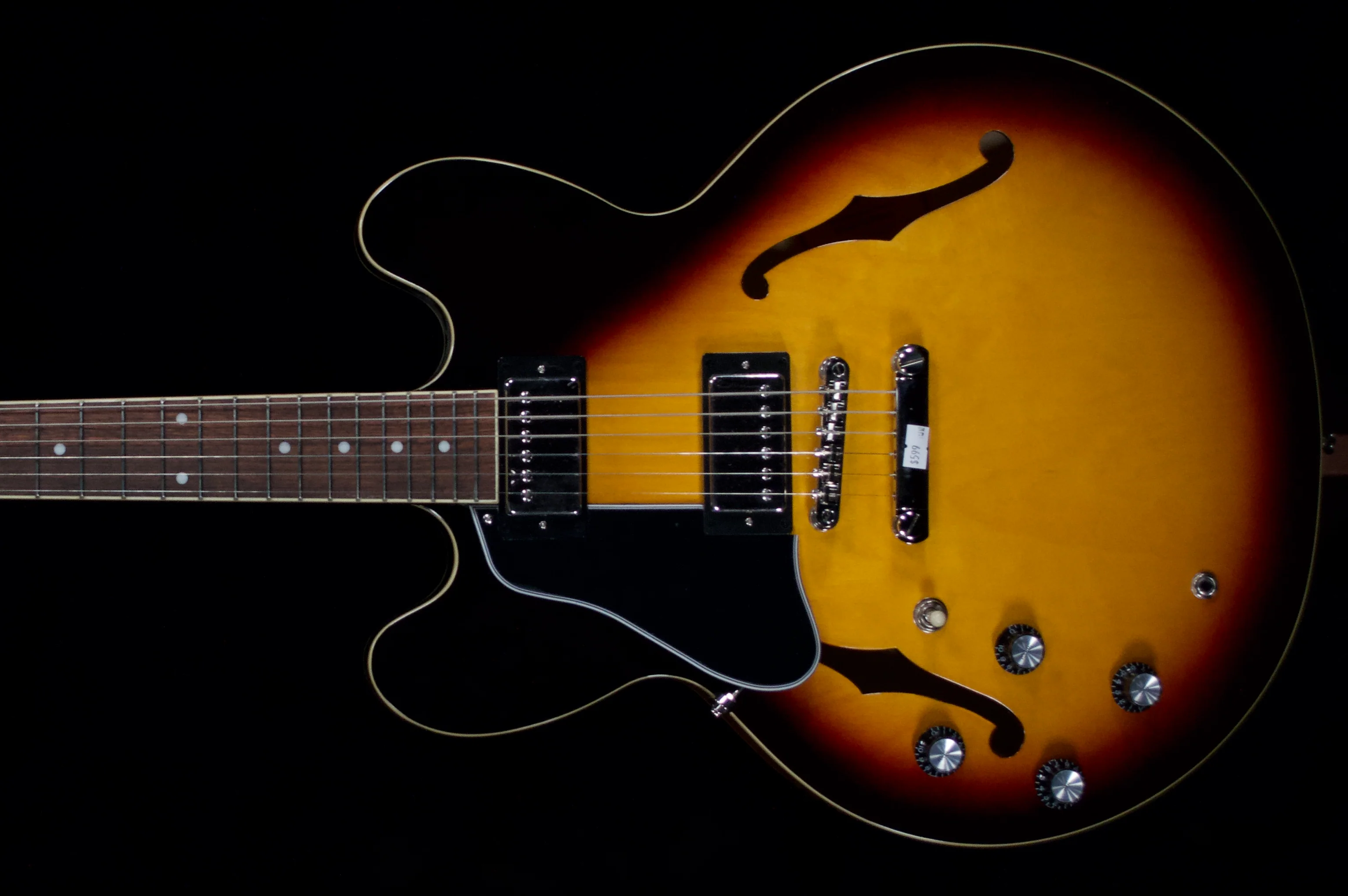 ✅ Epiphone ES 335 Sunburst Left-handed Semi-hollow Guitar