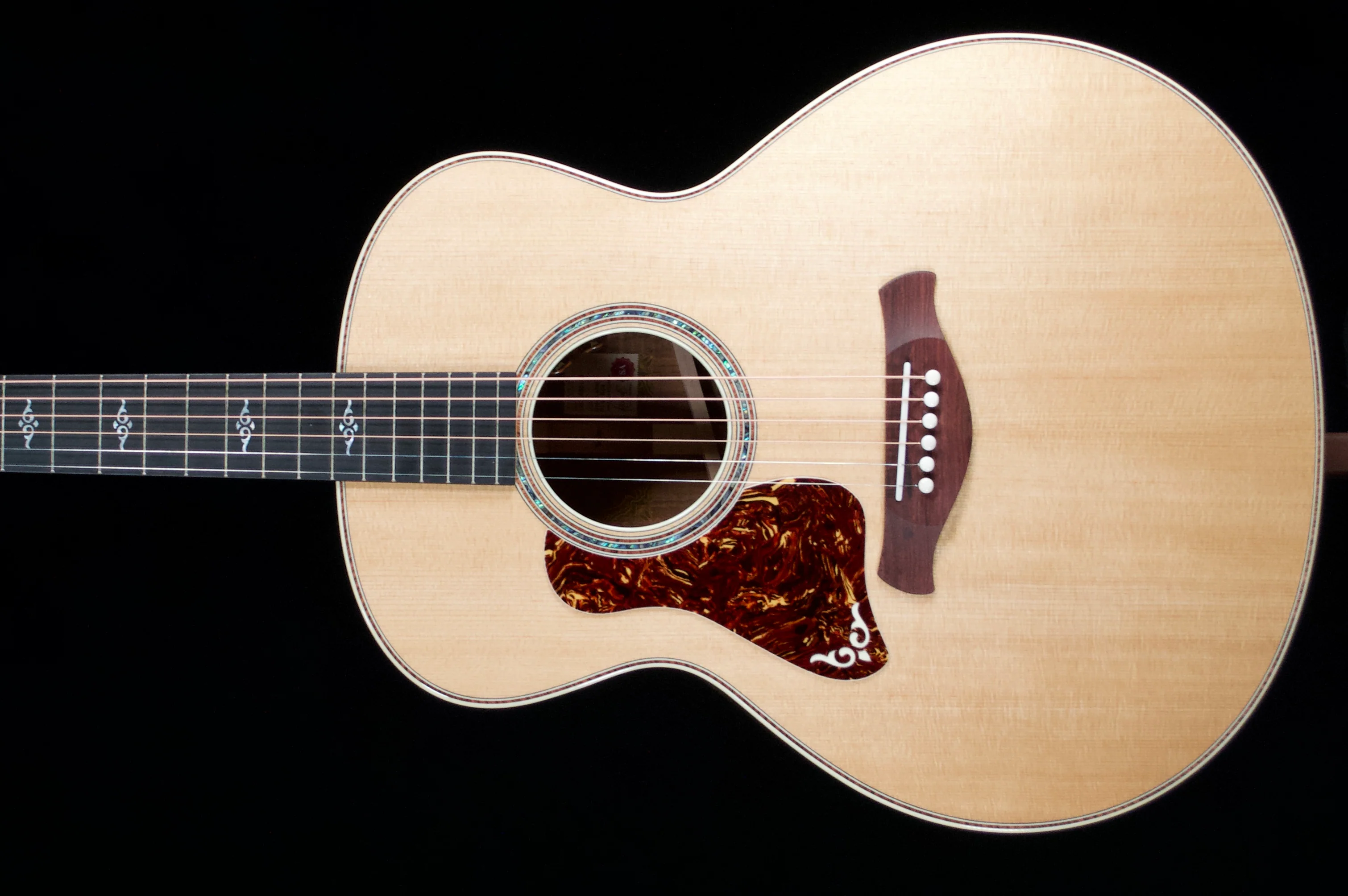 ✅ Taylor Gold Label 814e Koa Left handed acoustic electric guitar