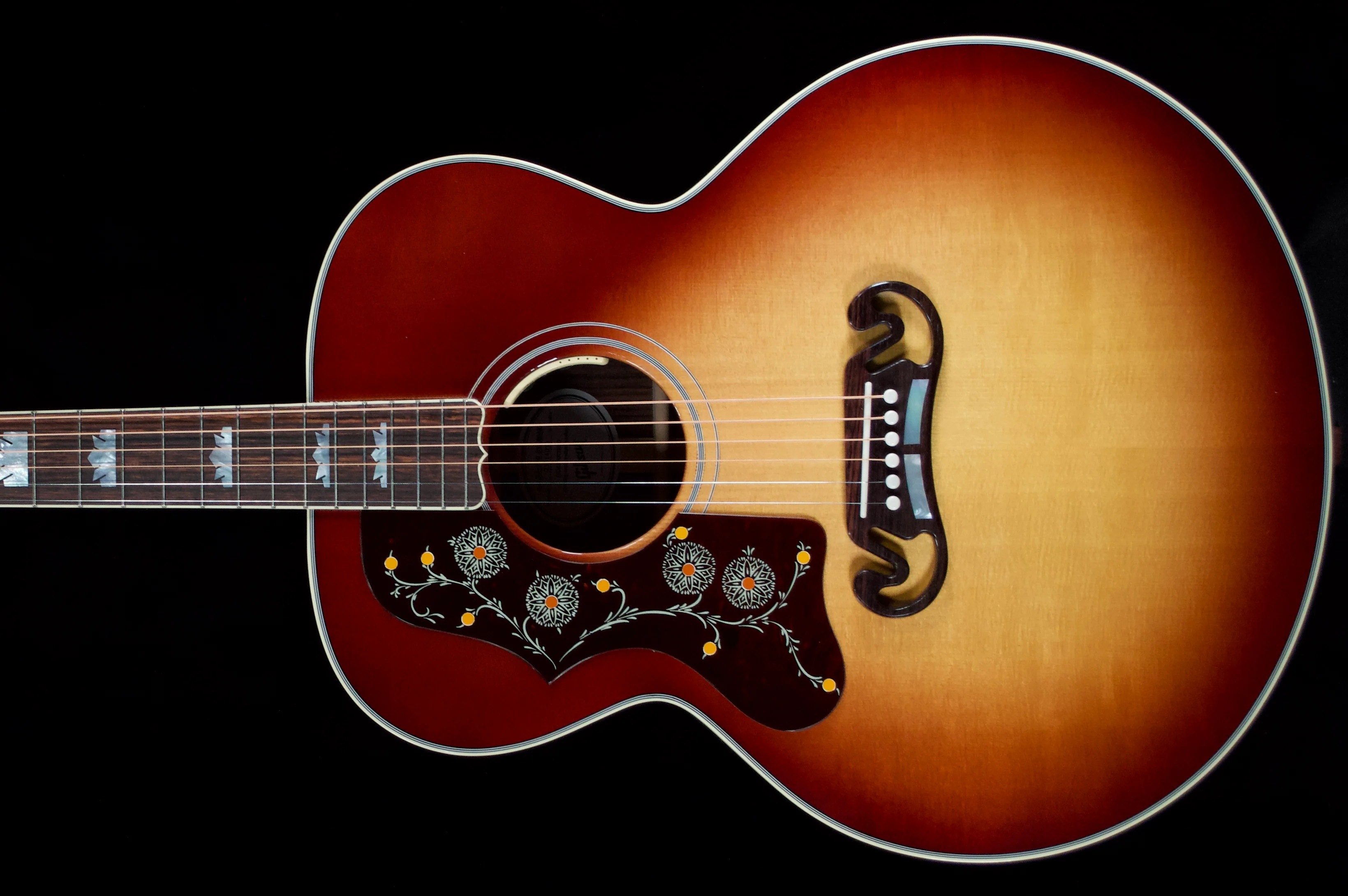 ✅Gibson SJ-200 Standard Rosewood in Rosewood burst Left Handed