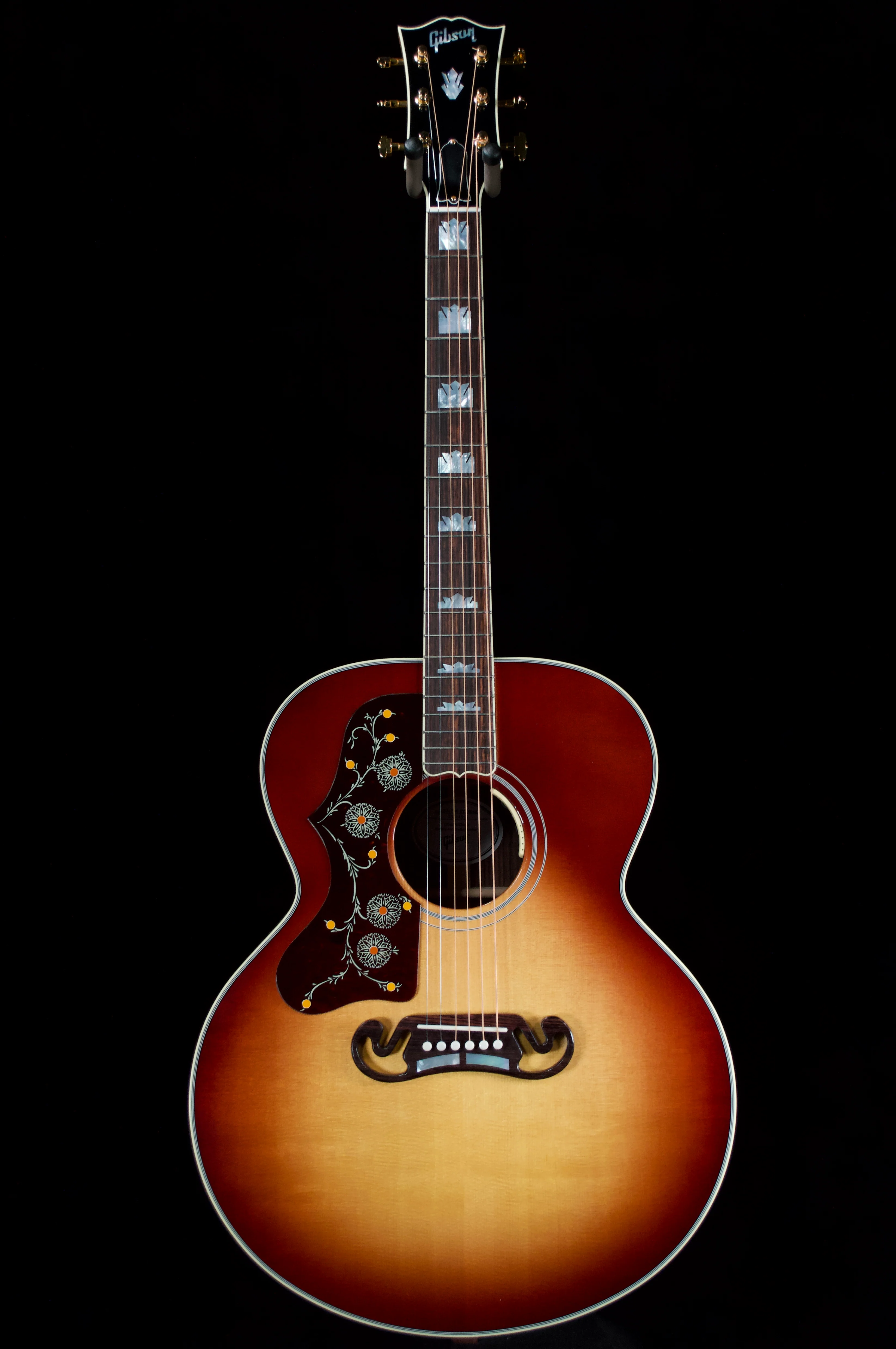 ✅Gibson SJ-200 Standard Rosewood in Rosewood burst Left Handed - Image 2