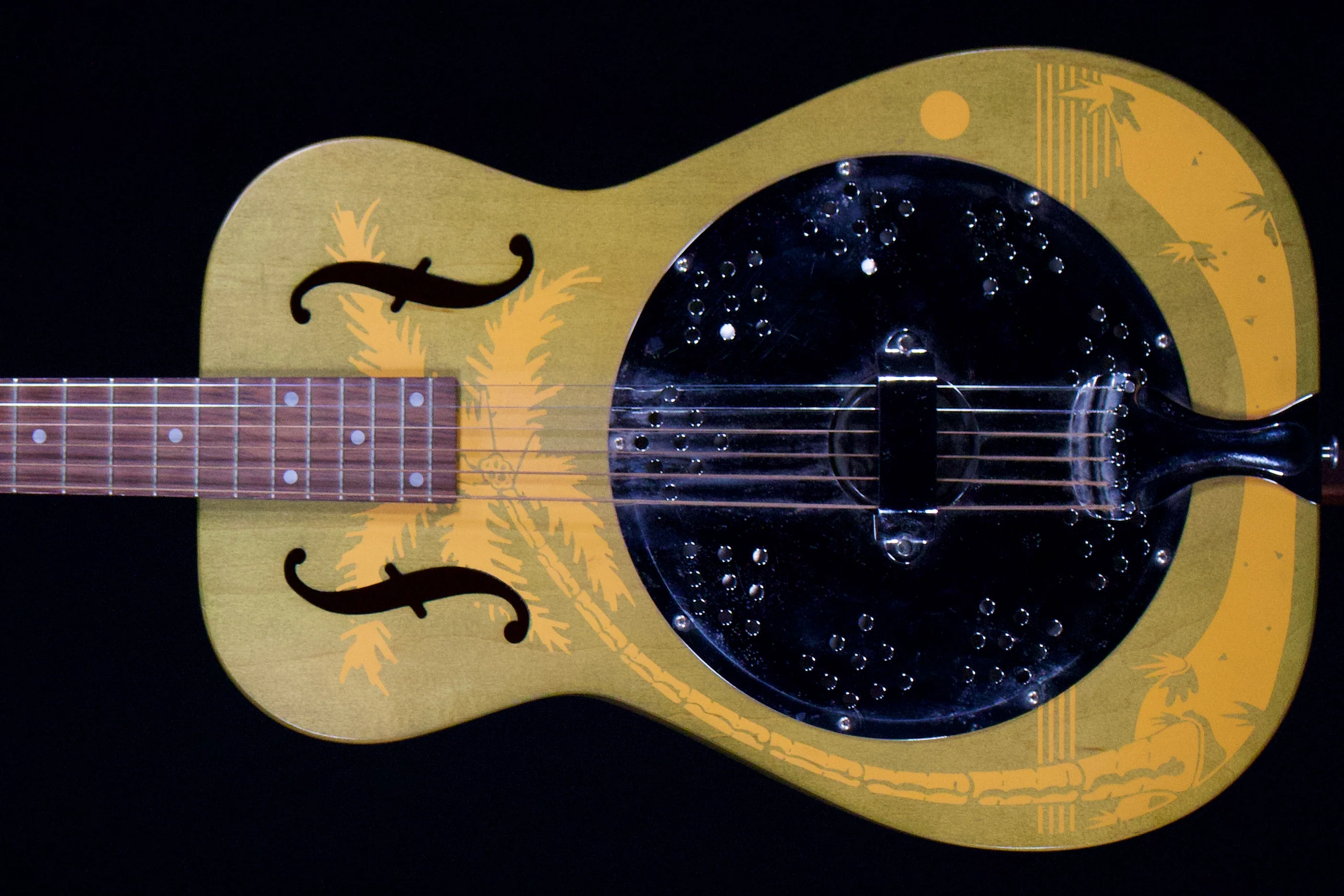 Dobro 1970’s spider cone Metal body Reso. Left-Handed Super rare