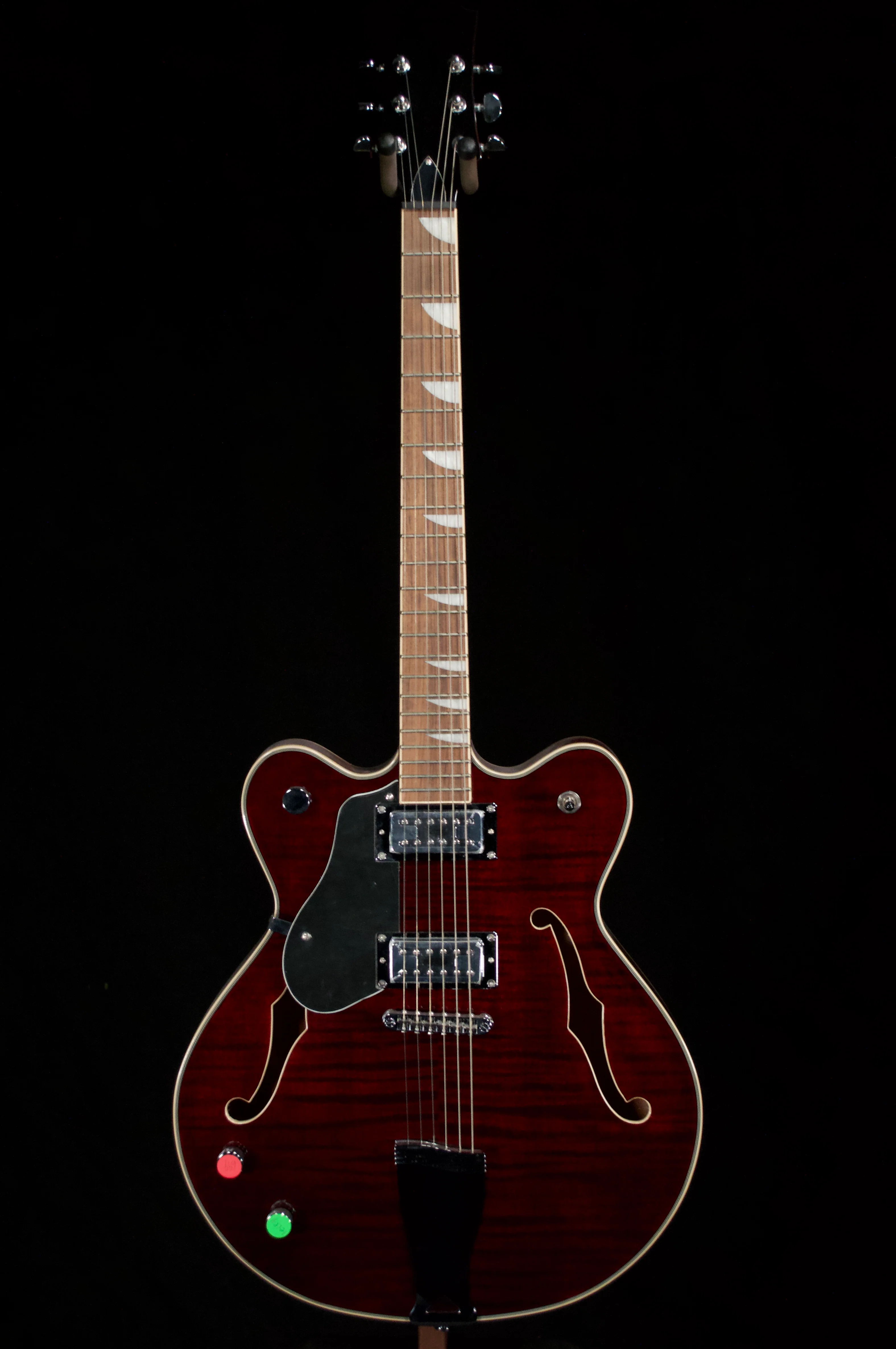 ✅ Eastwood Semi-hollow Left-handed Electric Guitar with Black Pick Guard - Image 2