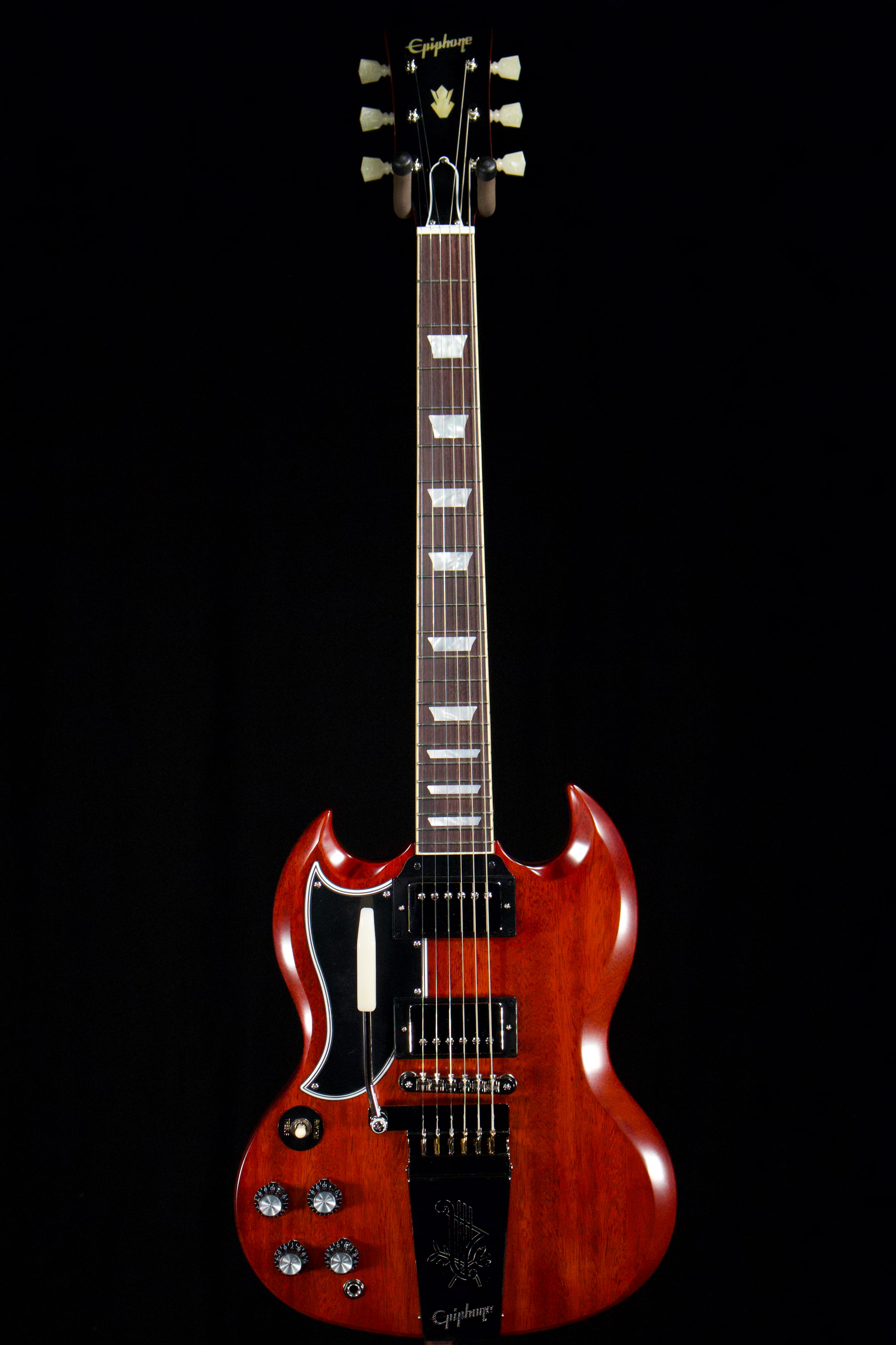 Epiphone IGC 1964 Sg with Maestro Vibrolla Left-Handed - Image 2