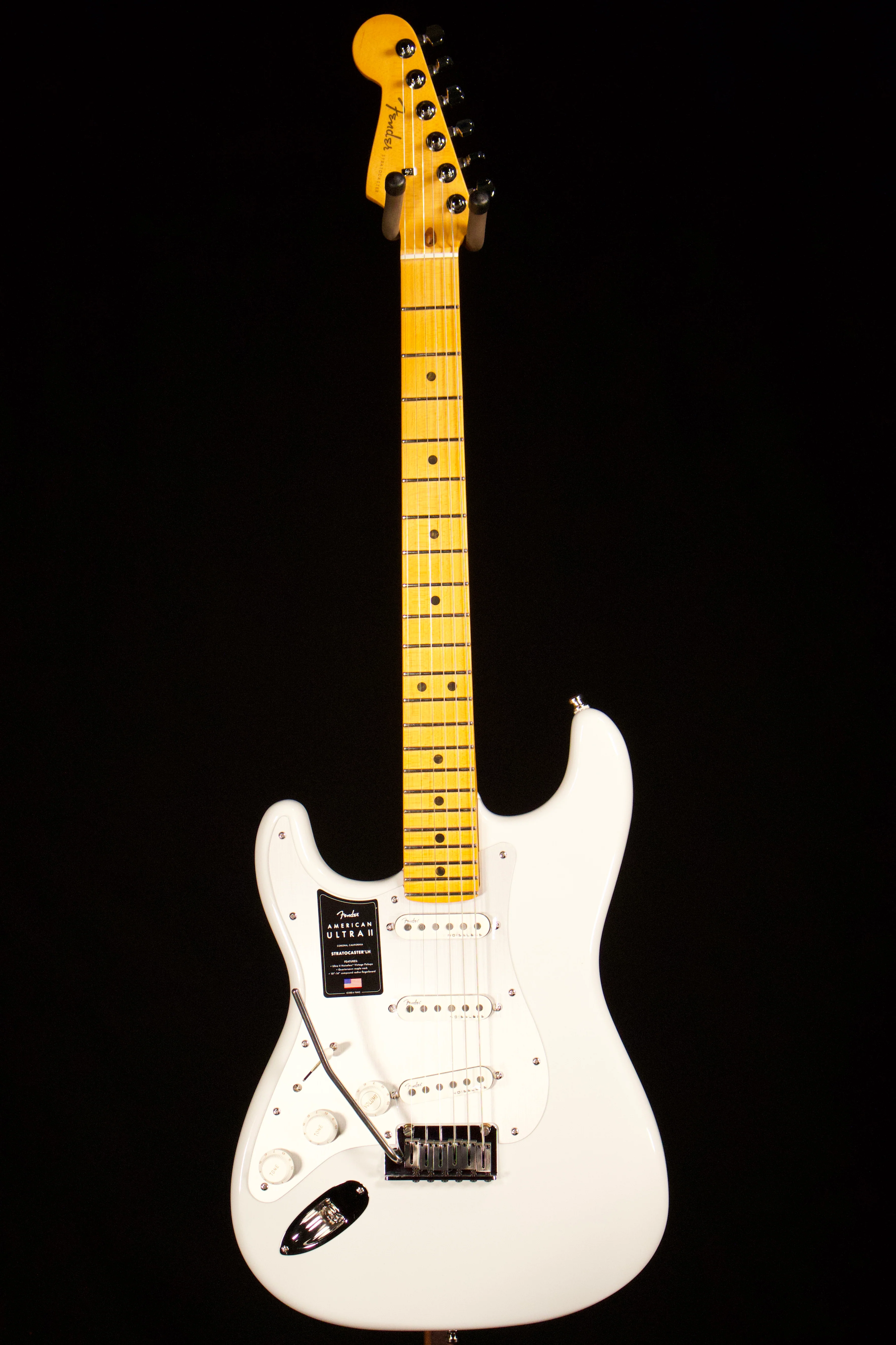 Fender American Ultra 2 Strat. Left-Handed. Avalanche White finish - Image 2