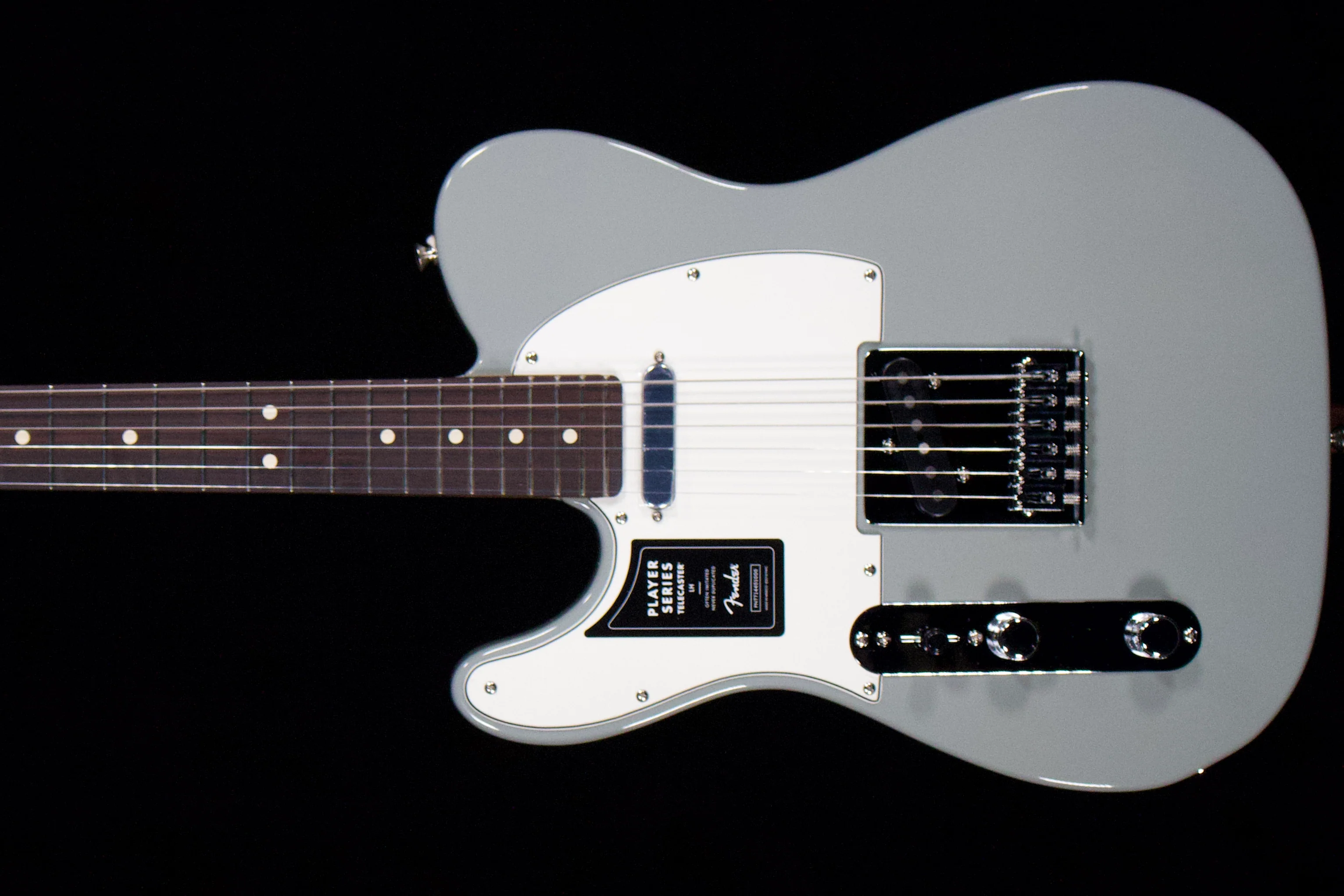 Fender Limited Player 2 Tele in Cactus Grey finish. Left-Handed
