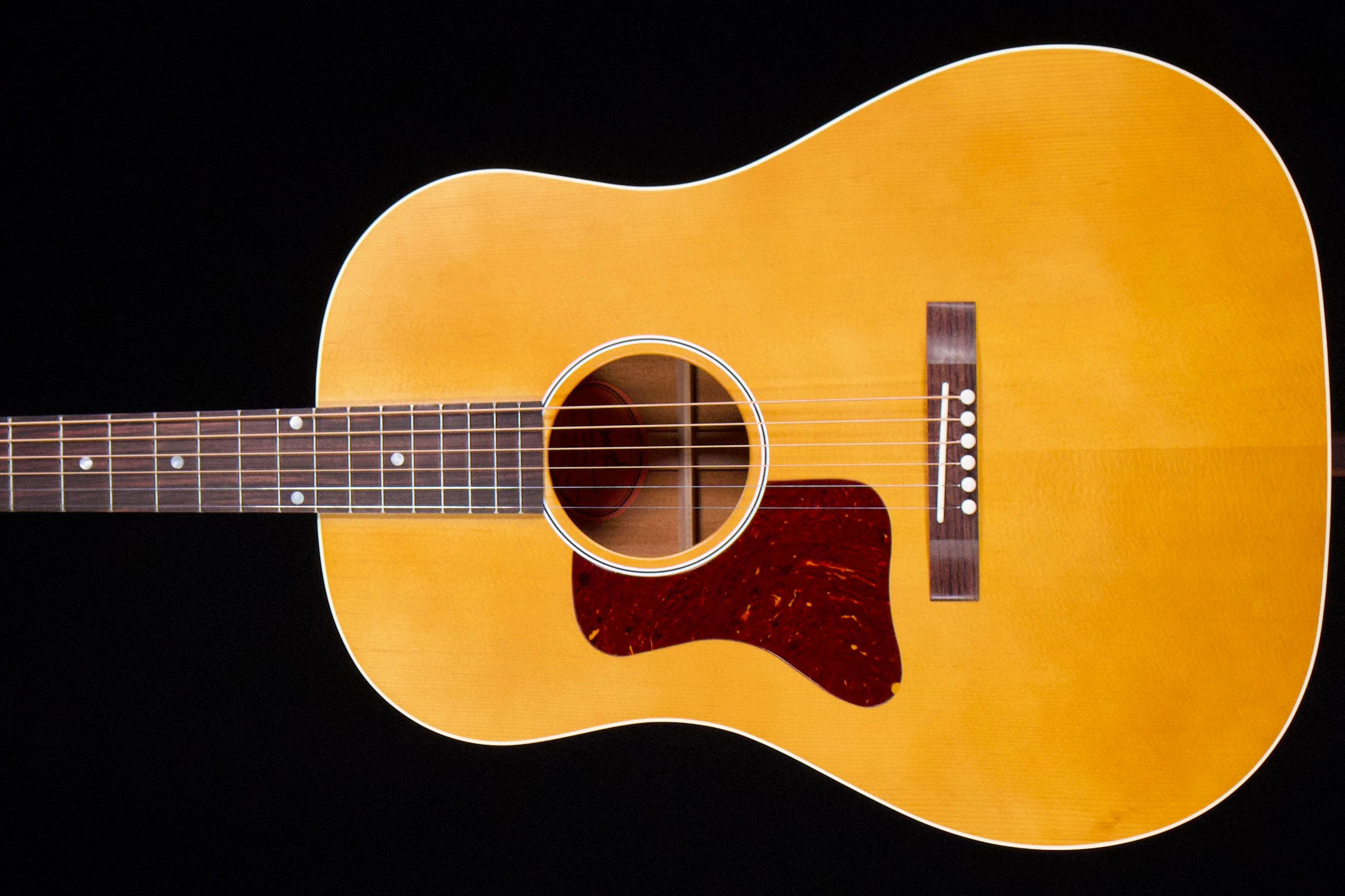 Gibson J45 Century 12 fret in Amber Satin Left Handed. Mike Bowen