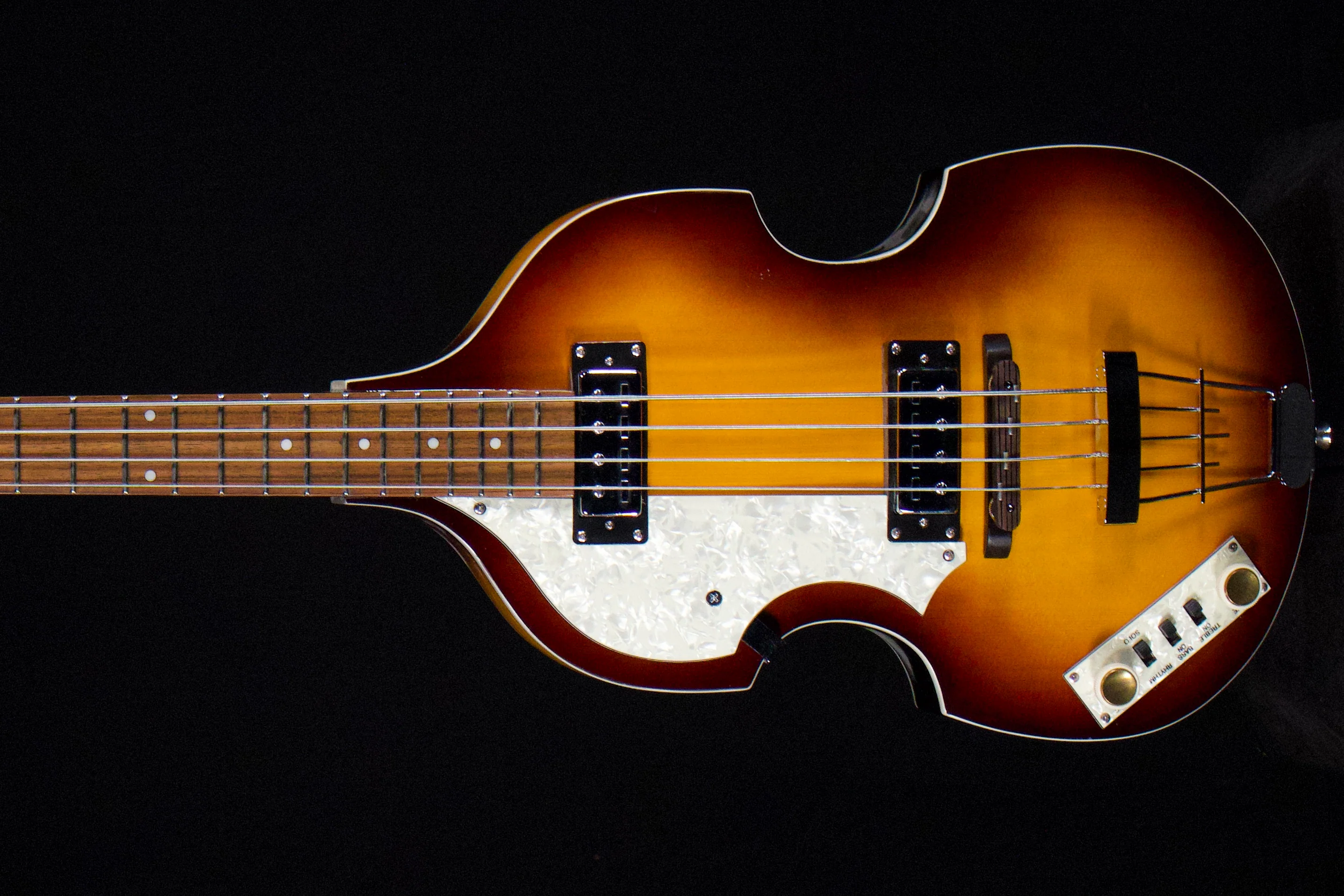 Hofner Beatle bass. Left- Handed