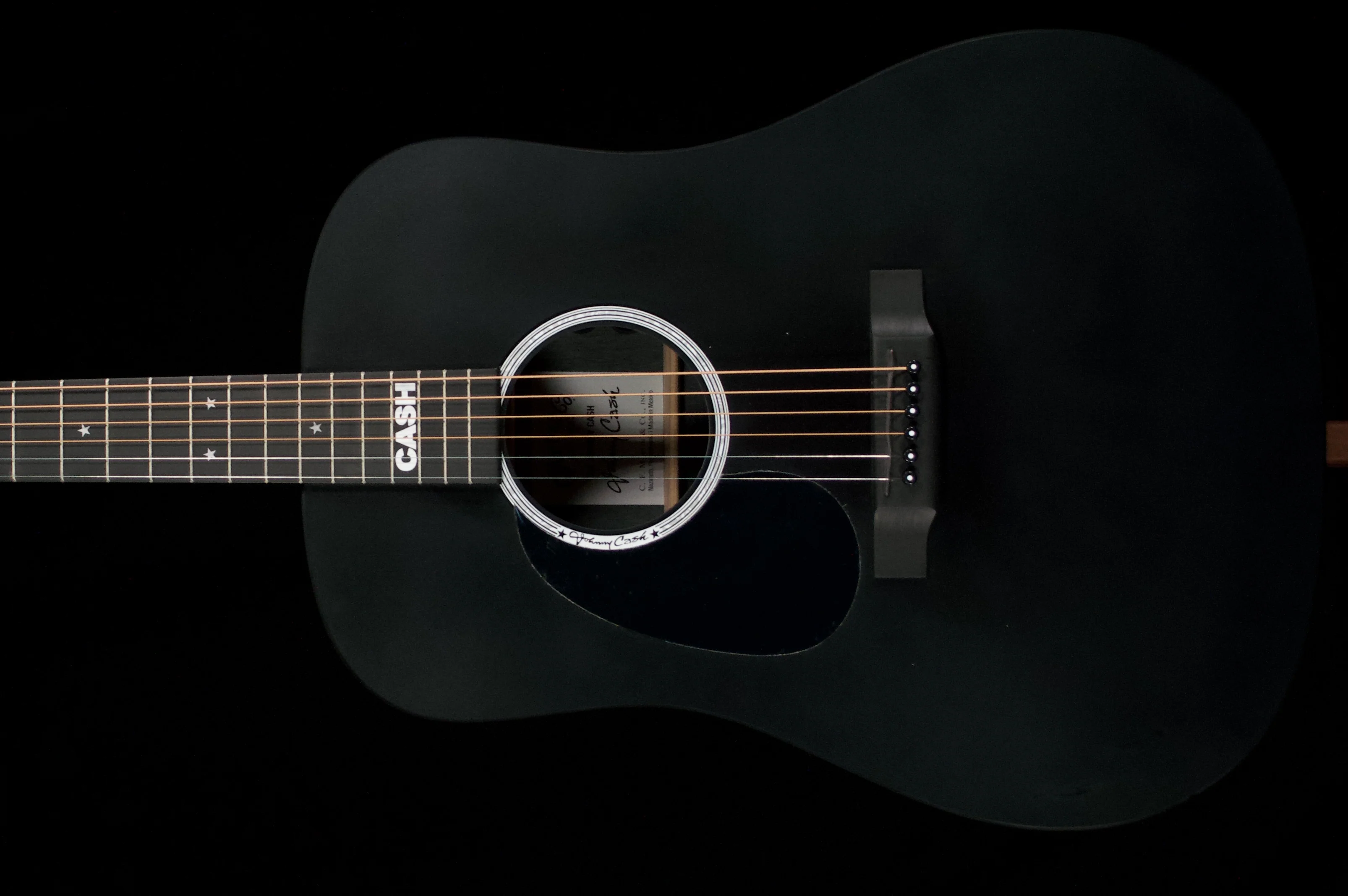 ✅ Martin DX Johnny Cash Left-handed Acoustic Electric Guitar