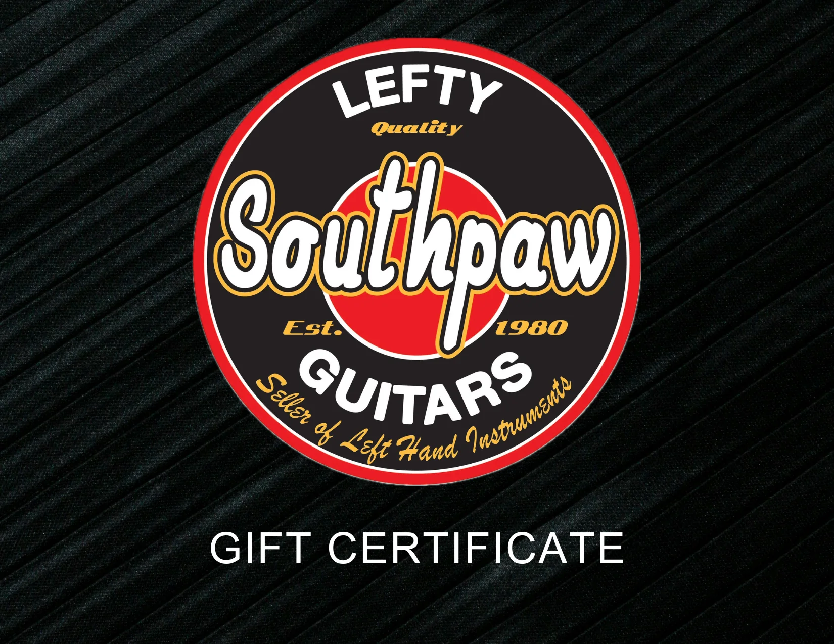 Southpaw Guitars Gift Card $500
