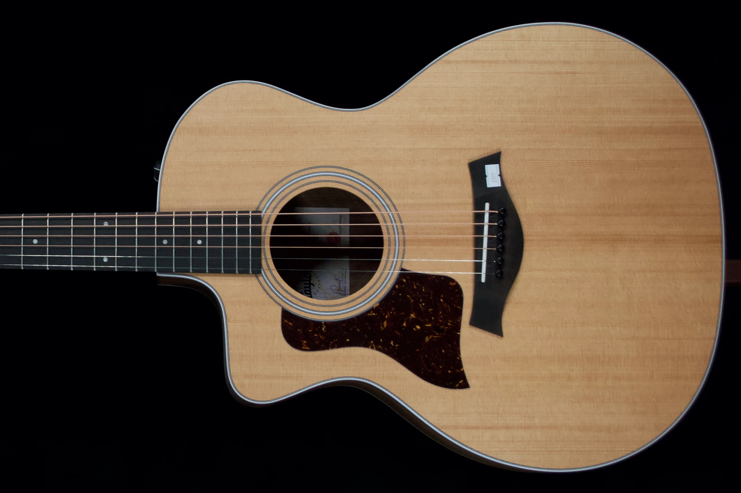 ✅ Taylor 214ce Grand Auditorium Left Handed Acoustic Electric Guitar